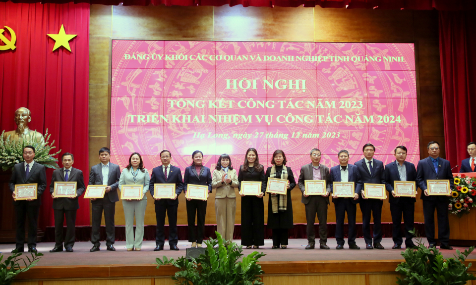 Đảng ủy Khối các cơ quan và doanh nghiệp tỉnh triển khai nhiệm vụ năm 2024