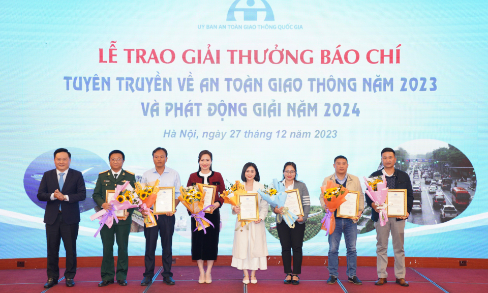 Trung Tâm Truyền thông tỉnh Quảng Ninh đoạt giải Nhì giải Báo chí tuyên truyền về ATGT năm 2023