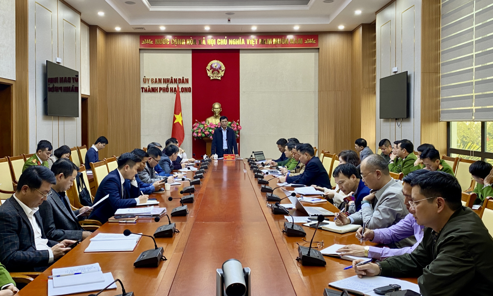 TP Hạ Long làm việc với các nhà đầu tư một số dự án liên quan đến tập trung khiếu kiện đông người