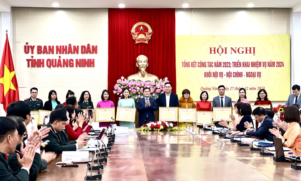 Khối Nội vụ - Nội chính - Ngoại vụ triển khai nhiệm vụ năm 2024