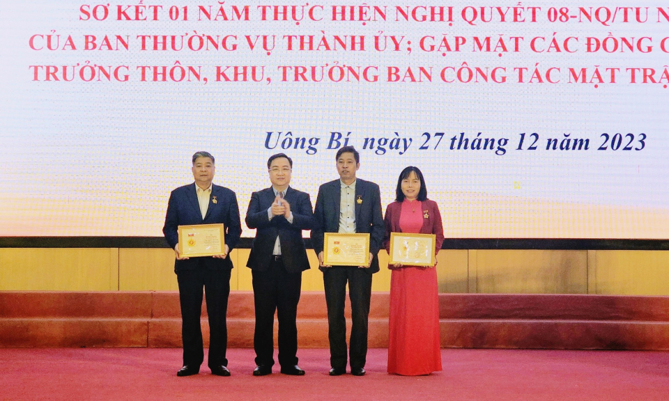 Thành uỷ Uông Bí triển khai phương hướng, nhiệm vụ năm 2024