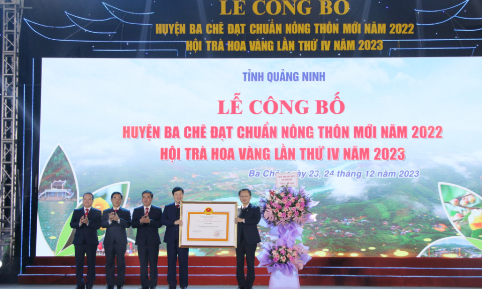 Ba Chẽ hướng đến mục tiêu NTM nâng cao