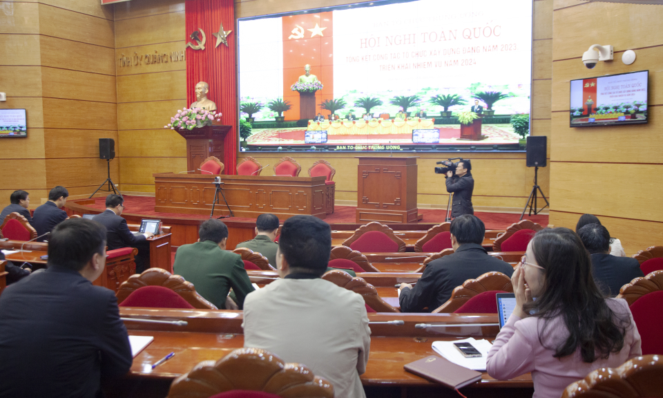 Hội nghị toàn quốc tổng kết công tác tổ chức xây dựng Đảng năm 2023