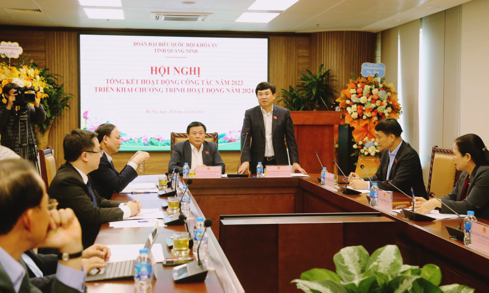 Đoàn Đại biểu Quốc hội tỉnh triển khai nhiệm vụ năm 2024