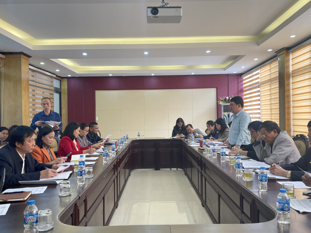 làm việc với Ban chỉ đạo ATTP của TP Móng Cái