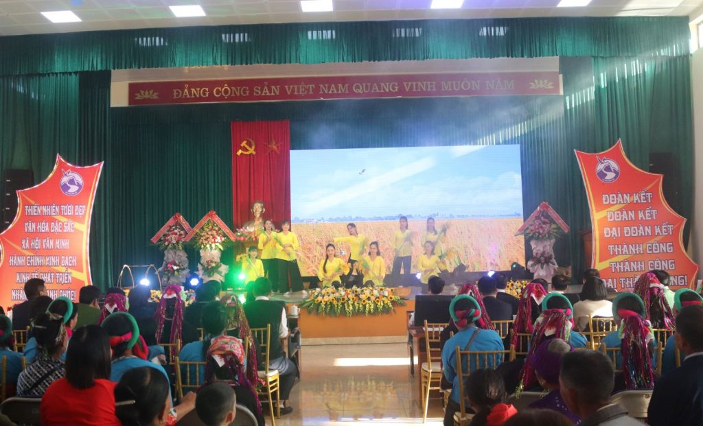Các hoạt động văn hóa văn nghệ trong Ngày hội đại đoàn kết toàn dân năm 2023 tại Nhà văn hóa xã Quảng Tân 