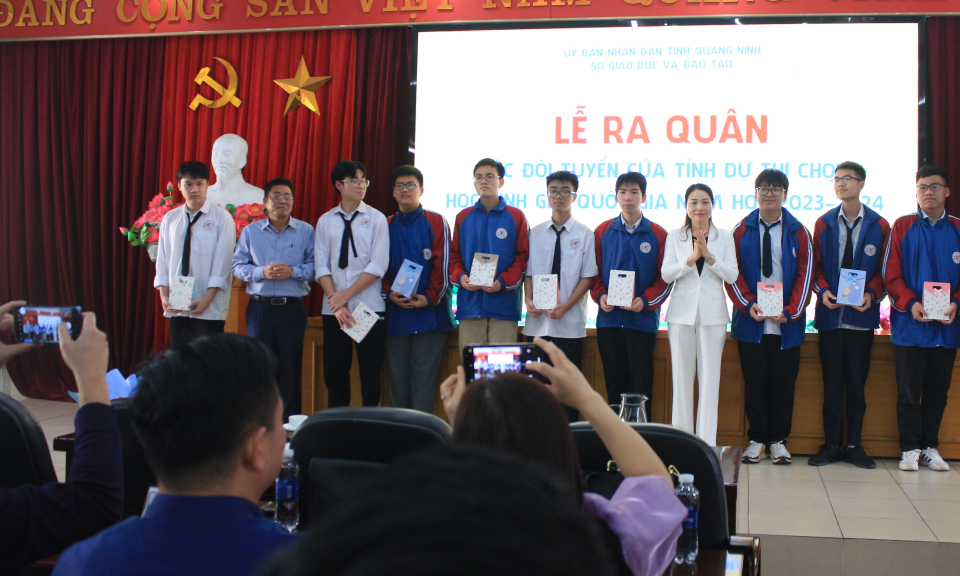 Quảng Ninh có 108 học sinh dự thi chọn học sinh giỏi quốc gia năm học 2023-2024