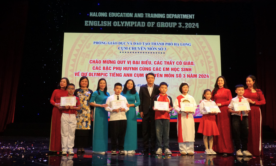 Hội thi Olympic tiếng Anh cụm chuyên môn số 3, 6 trường tiểu học trên địa bàn TP Hạ Long