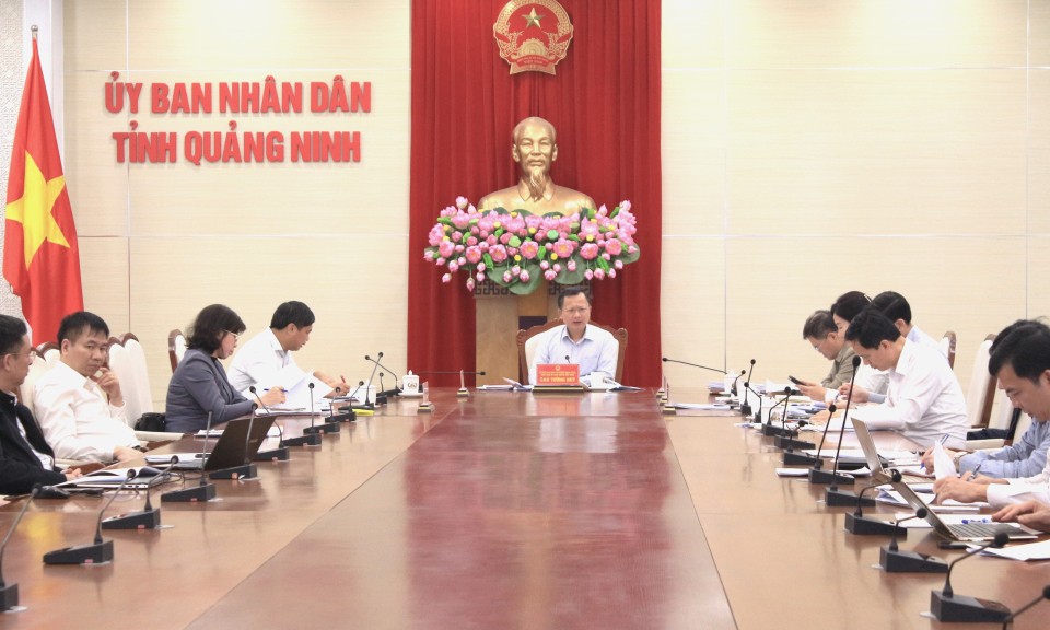 Giao ban Ban cán sự Đảng UBND tỉnh
