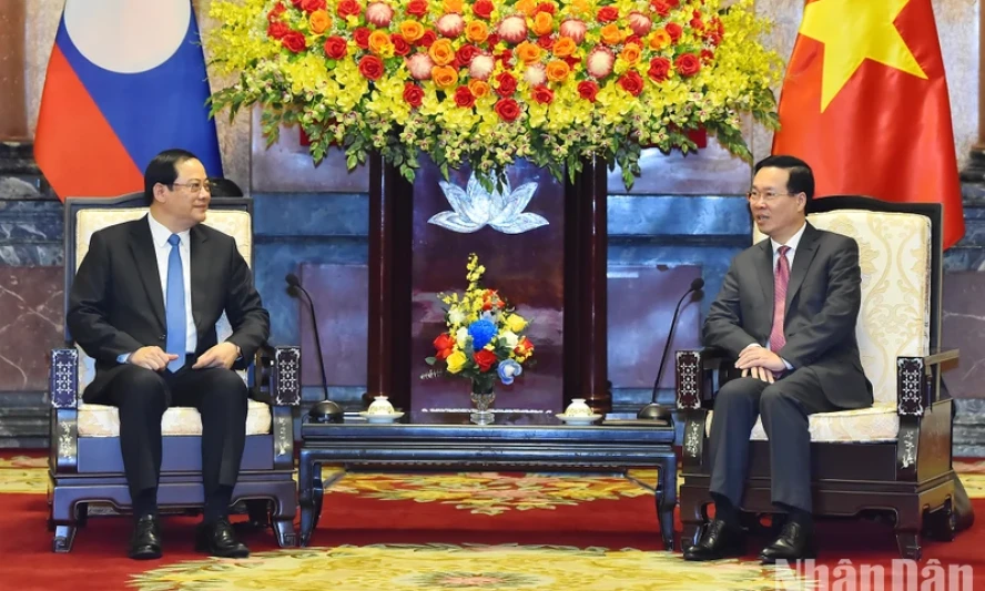Việt Nam-Lào không ngừng thúc đẩy hợp tác trên các lĩnh vực
