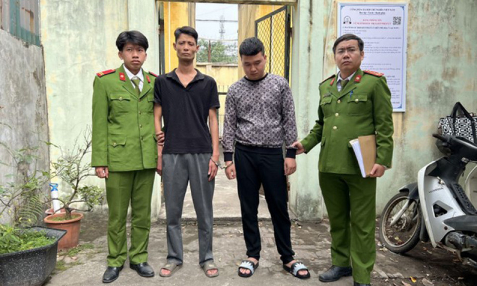 2 đối tượng gây ra hàng loạt vụ cướp trên địa bàn huyện Văn Lâm sa lưới