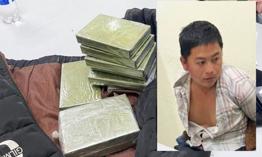 Anh giao 10 bánh heroin cho em trai đi bán trong đêm
