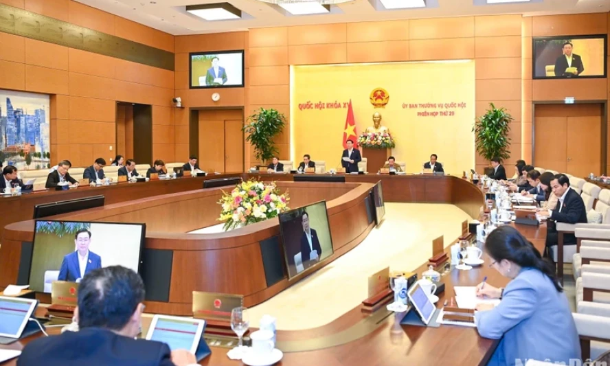 Khai mạc Phiên họp thứ 29 của Ủy ban Thường vụ Quốc hội
