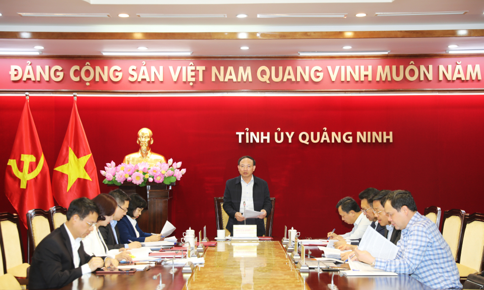 Hội nghị giao ban Thường trực Tỉnh ủy