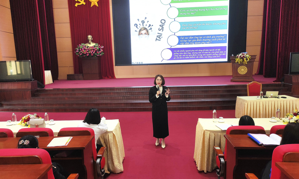 Đẩy mạnh tuyên truyền phòng chống bạo lực gia đình