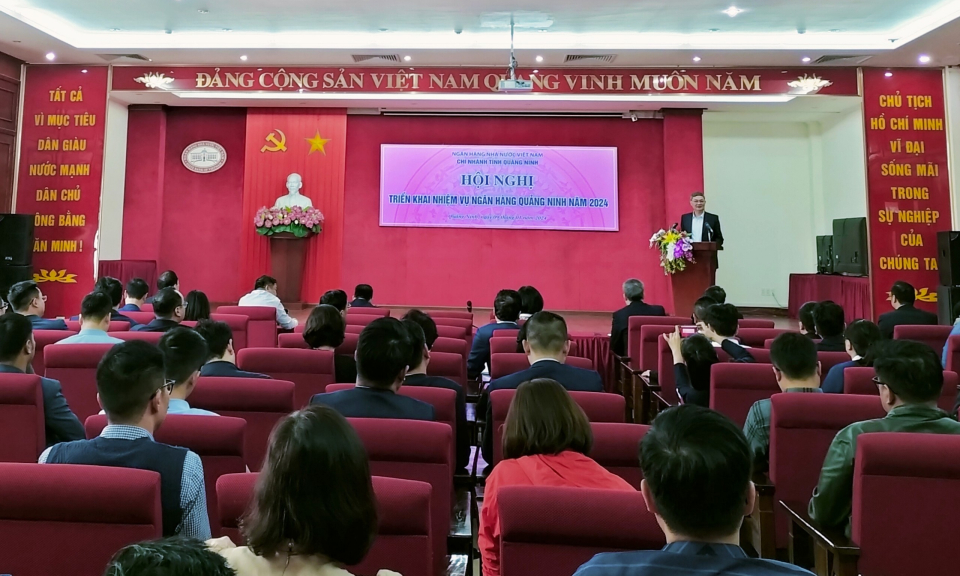 Năm 2024, ngành Ngân hàng phấn đấu tăng trưởng vốn huy động 9-10%, tăng trưởng tín dụng 12-13%