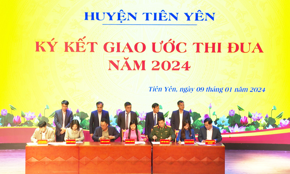 Tiên Yên phát động phong trào thi đua năm 2024