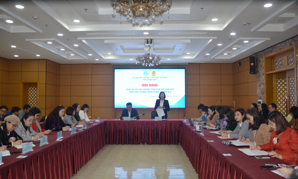 Hội Liên hiệp Phụ nữ tỉnh và Liên đoàn Lao động tỉnh triển khai chương trình phối hợp năm 2024