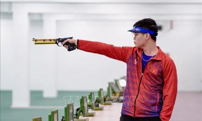 Vietnamese shooters win gold at Asian Rifle/Pistol Championship 2024