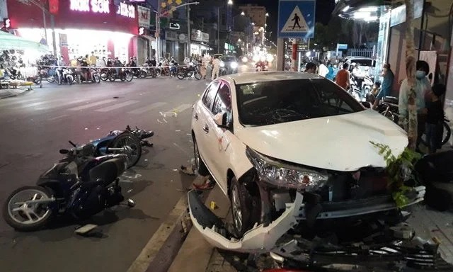Xử phạt tài xế say rượu, gây tai nạn giao thông ở Hải Dương