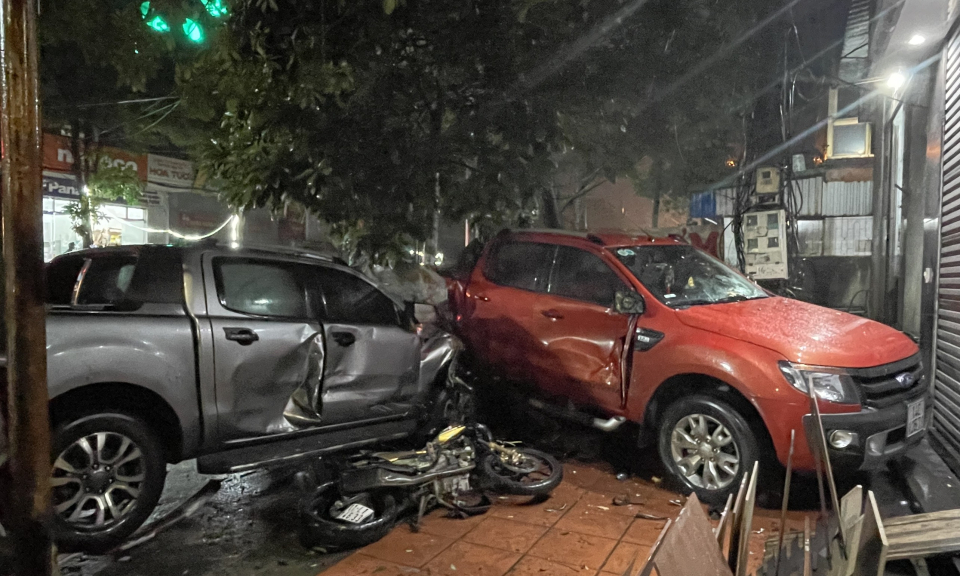 Khởi tố lái xe trong vụ đâm xe liên hoàn xảy ra tại Cẩm Phả