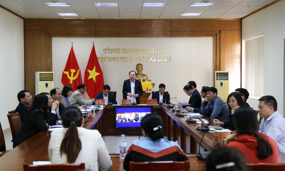 Đồng chí Bí thư Tỉnh ủy tiếp công dân thường kỳ tháng 1/2024
