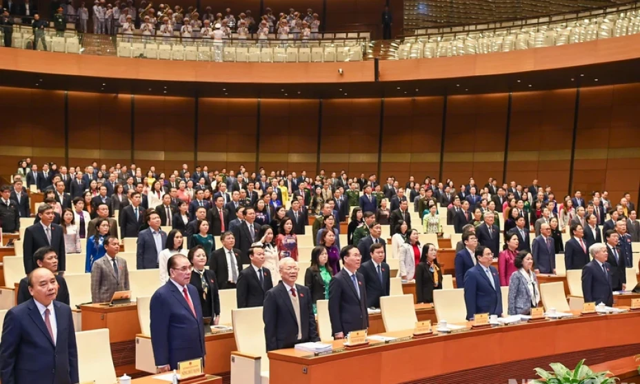 [In Pictures] Party General Secretary Nguyen Phu Trong attends National Assembly's fifth extraordinary session