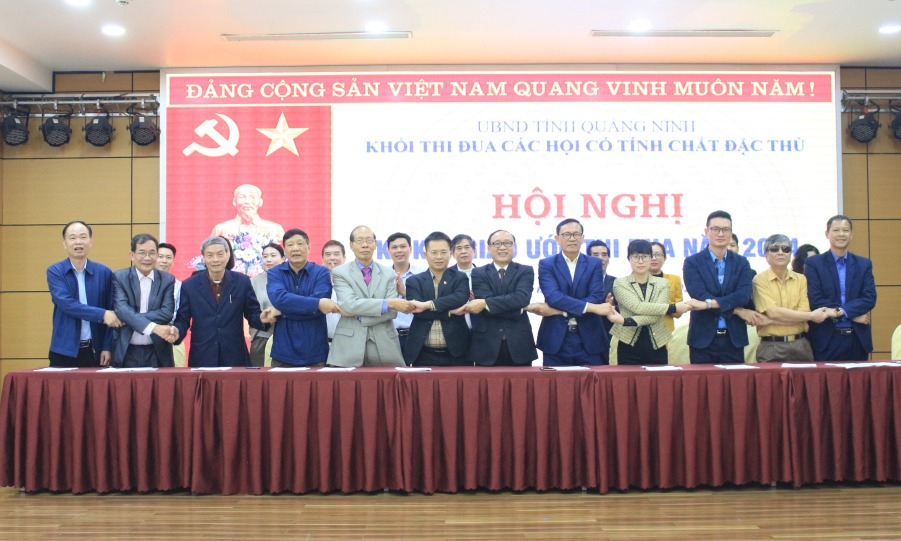 Khối thi đua các Hội có tính chất đặc thù ký kết giao ước thi đua năm 2024
