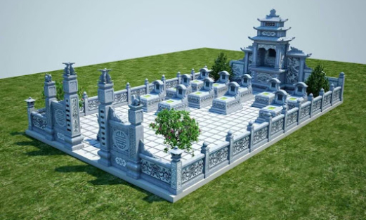 Tinh Hoa Đá Mỹ Nghệ - Địa chỉ thiết kế lăng mộ đẹp cao cấp