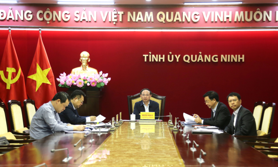 Thường trực Ban Bí thư giao ban với Bí thư các tỉnh ủy, thành ủy