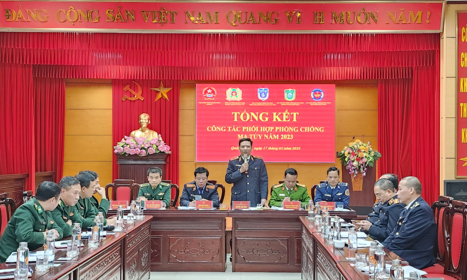 Tổng kết công tác phối hợp phòng, chống ma túy năm 2023