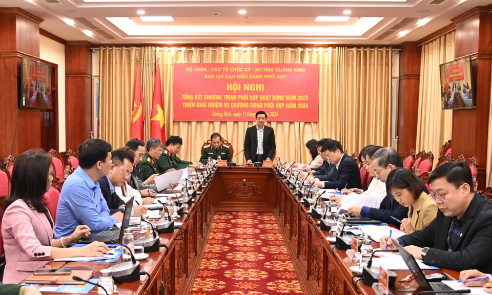 Bộ CHQS tỉnh và các tổ chức chính trị - xã hội tỉnh triển khai chương trình phối hợp năm 2024