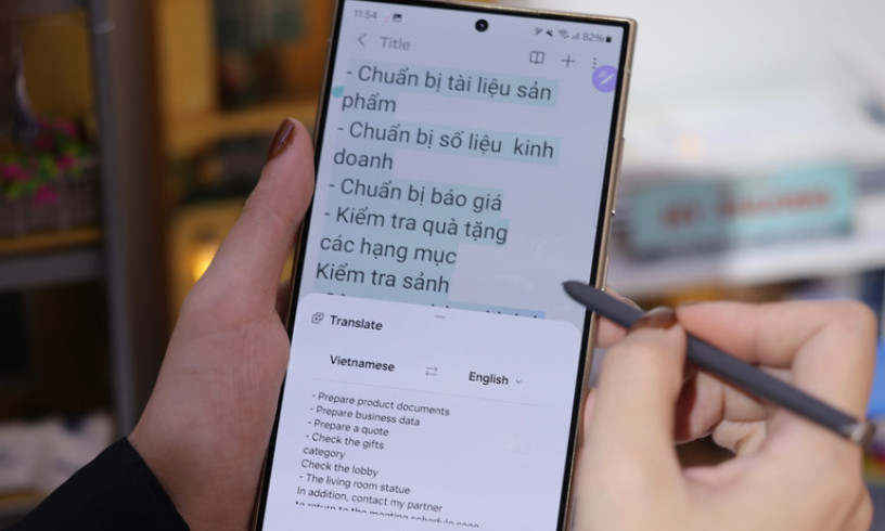 Từ bánh mì chuyển ngữ của Doraemon đến AI trên Samsung Galaxy S24