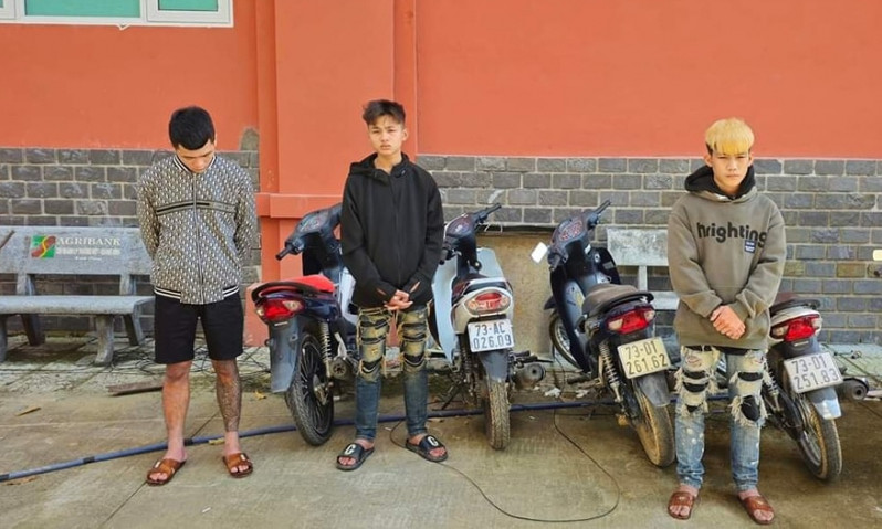 Nhóm trộm “nhí” gây ra hơn 40 vụ trộm ở nhiều tỉnh Bắc miền Trung