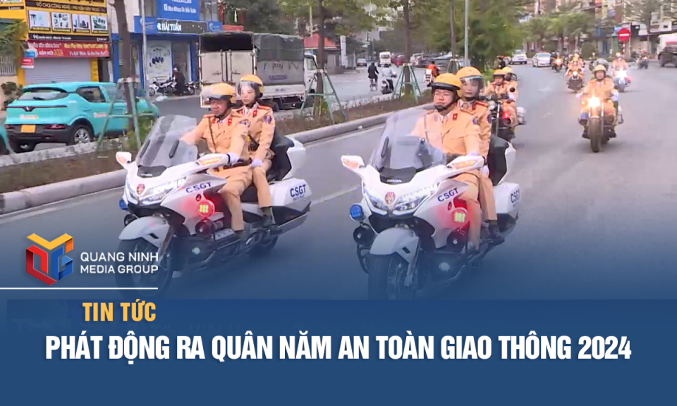 Phát động ra quân Năm An toàn giao thông 2024