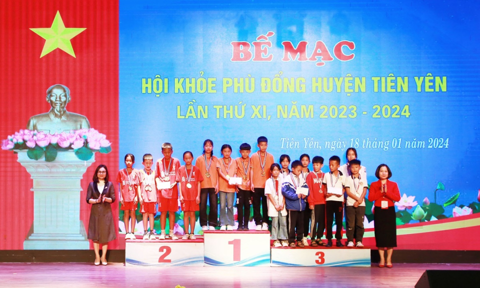 Bế mạc Hội khỏe Phù Đổng huyện Tiên Yên lần thứ XI năm 2023-2024