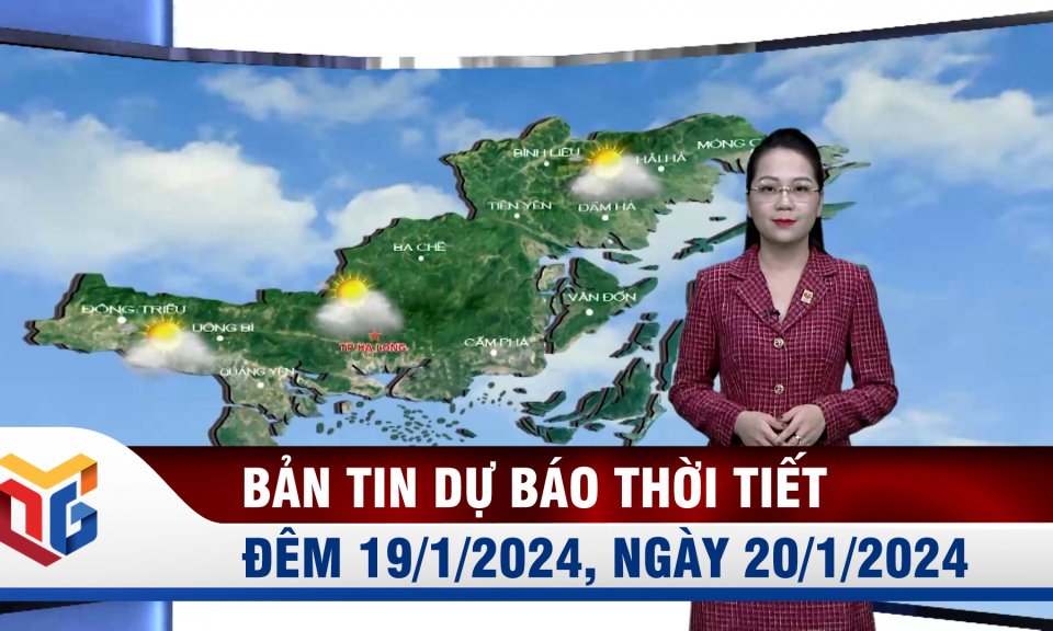 Dự báo thời tiết đêm 19/1, ngày 20/1/2024