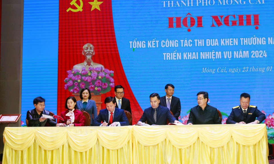 TP Móng Cái phát động phong trào thi đua năm 2024
