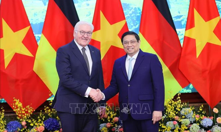 Thủ tướng Phạm Minh Chính hội kiến Tổng thống Cộng hòa Liên bang Đức