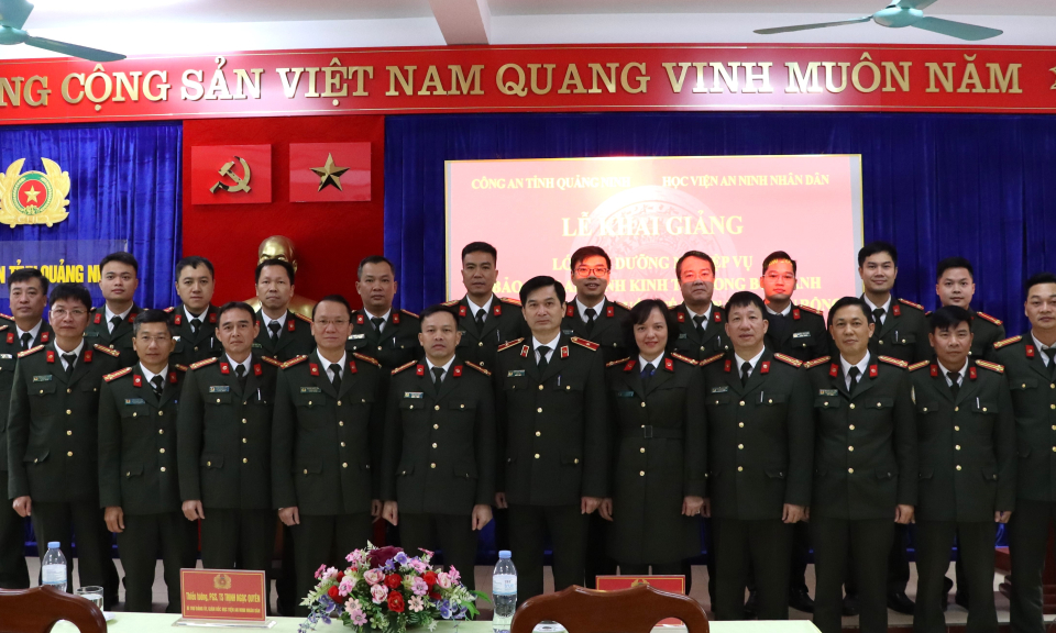 Bồi dưỡng nghiệp vụ công tác bảo đảm an ninh kinh tế