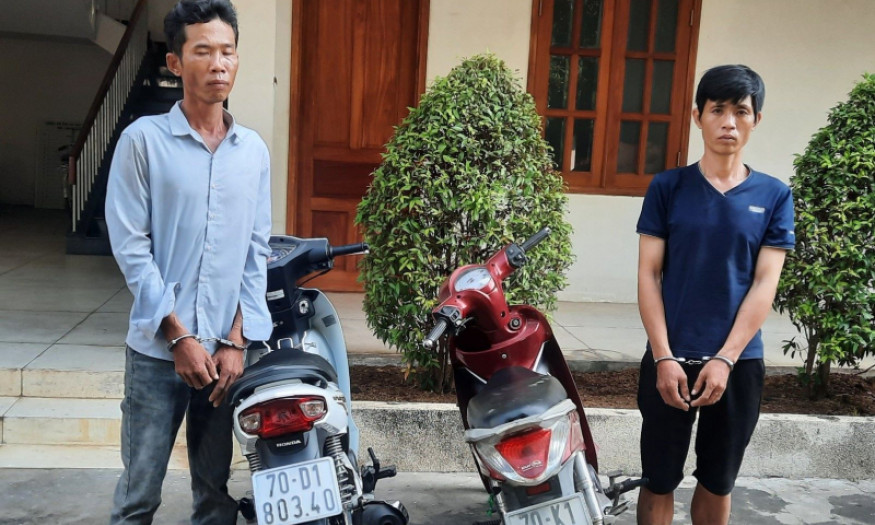 Hai tên trộm bị bắt khi gây vụ trộm thứ 5