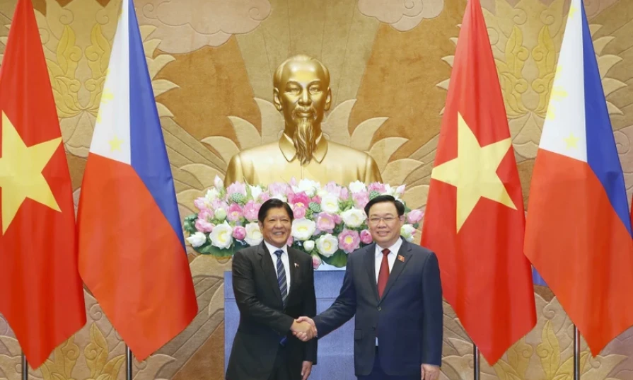 Chủ tịch Quốc hội hội kiến Tổng thống Philippines Ferdinand Romualdez Marcos Jr.