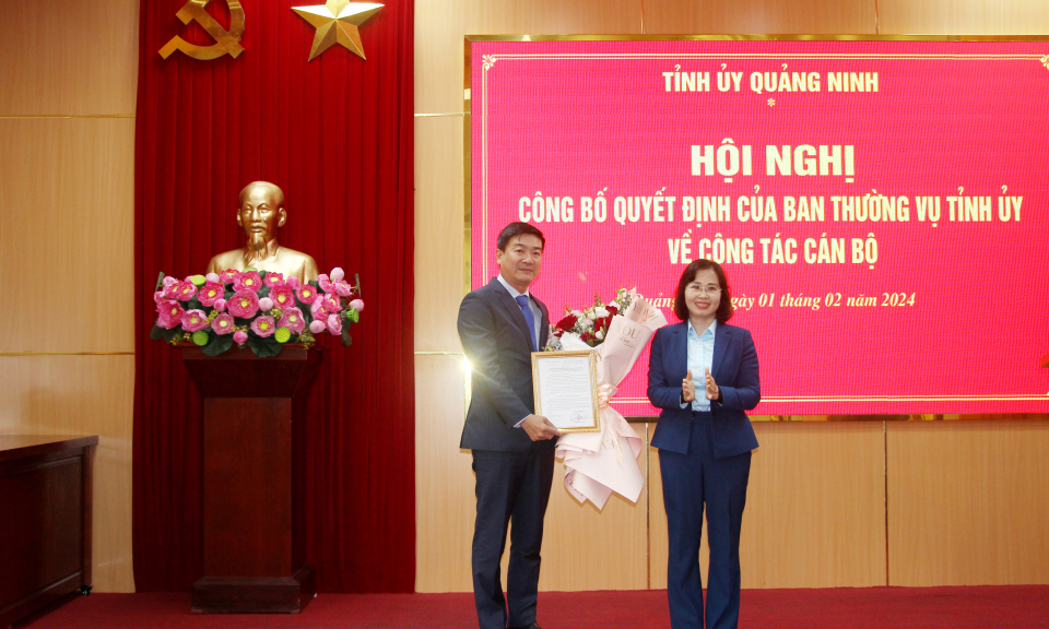 Đồng chí Đỗ Xuân Điệp, giữ chức vụ Phó Bí thư Thị ủy Quảng Yên