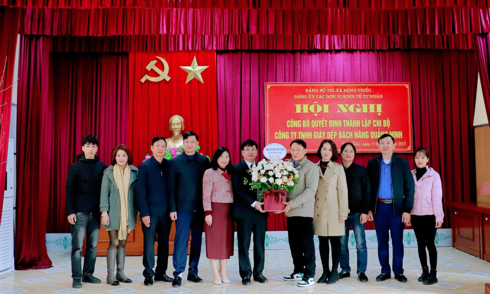 TX Đông Triều: Ở đâu có công nhân, lao động thì ở đó có đảng viên