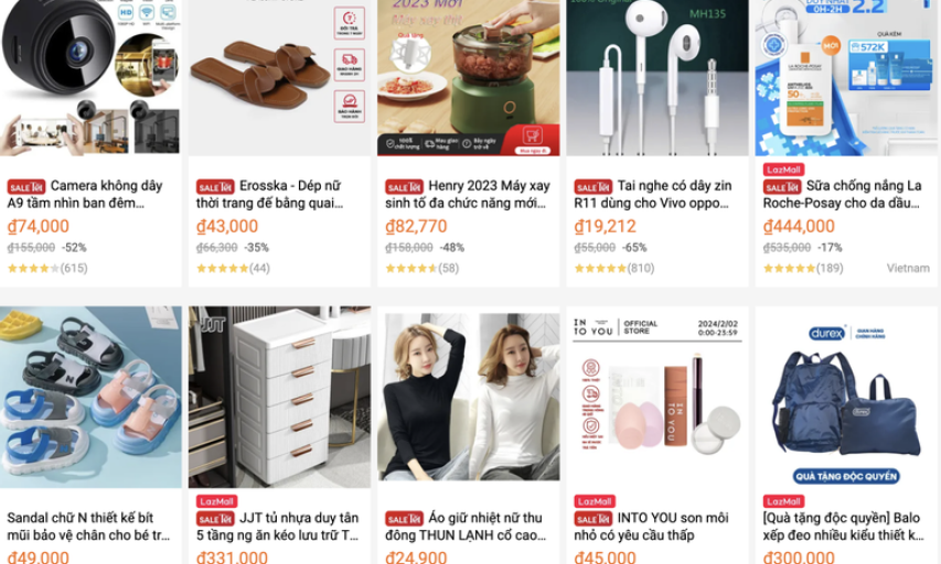 Doanh thu 5 sàn thương mại điện tử Việt Nam có thể đạt 310 nghìn tỷ năm 2024