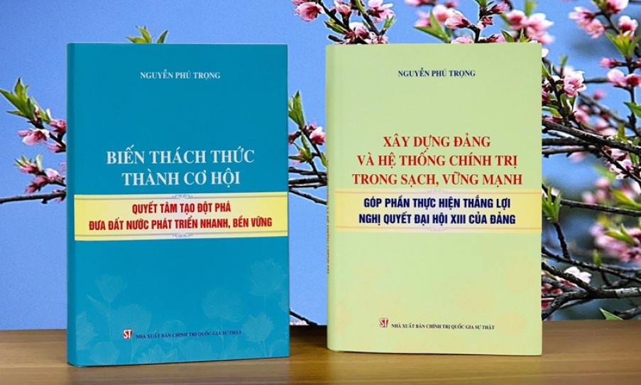 Xuất bản 2 cuốn sách của Tổng Bí thư Nguyễn Phú Trọng về quyết tâm thực hiện thắng lợi Nghị quyết Đại hội XIII của Đảng