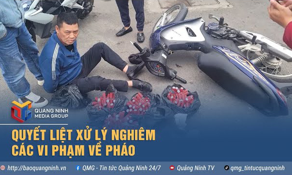 Quyết liệt xử lý nghiêm các vi phạm về pháo