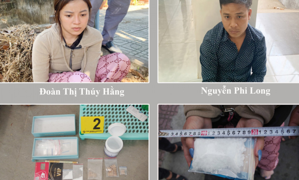 Cặp tình nhân buôn bán chất ma túy "sa lưới"