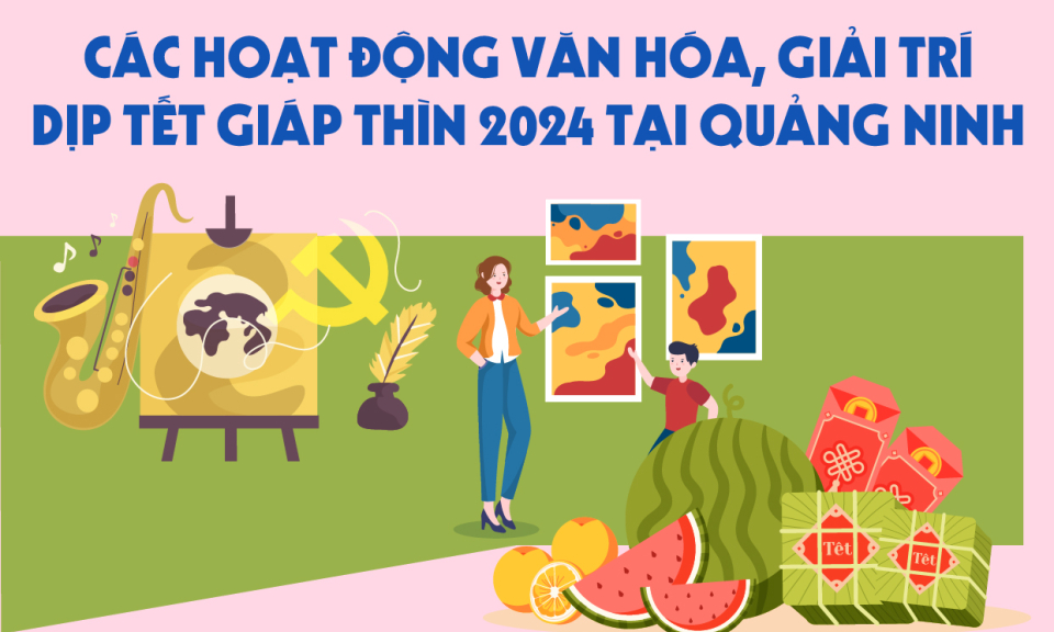 Các hoạt động văn hoá, giải trí dịp Tết Giáp Thìn 2024 tại Hạ Long