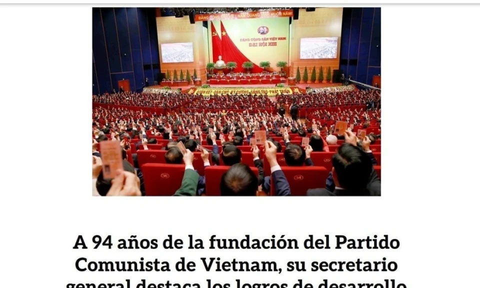 Báo Uruguay đăng bài trả lời phỏng vấn TTXVN của Tổng Bí thư Nguyễn Phú Trọng